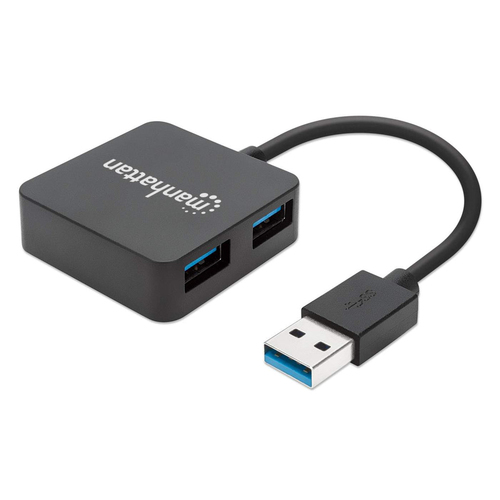 USB-A 4-PORT HUB USB 3.0- BUS POWER BLACK – INTELLINET
