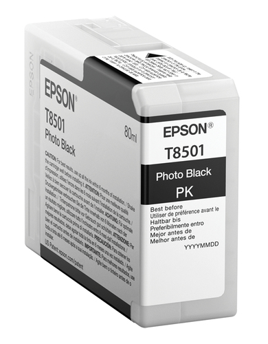 SINGLEPACK PHOTO BLACK T850100 ULTRACHROME HD K 80ML – Epson