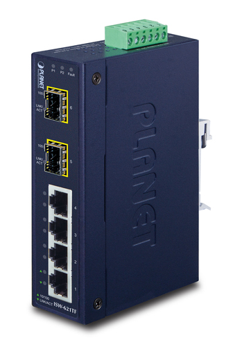 IP30 Slim Type 4-P Industrial – Planet