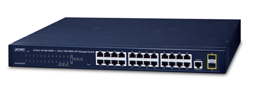 IPv4/IPv6, 24-P 10/100/1000Bas – Planet