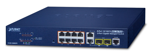 8-Port 10/100TX 802.3at High – Planet