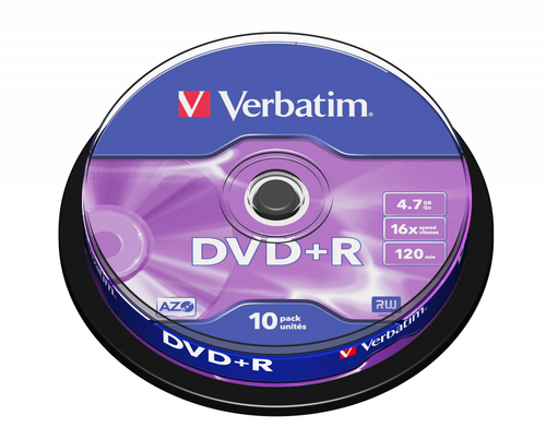 Verbatim DataLifePlus - 10 x DVD+R - 4.7 GB 16x – Verbatim