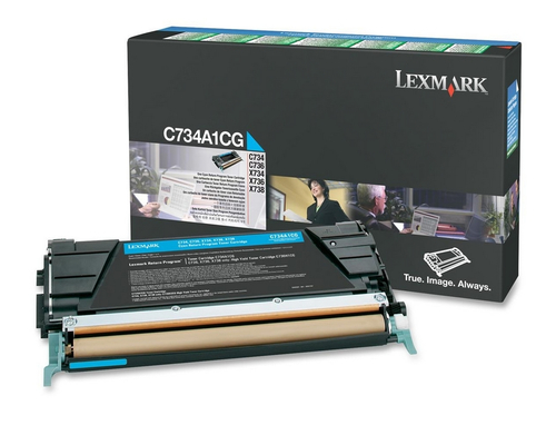 C734/C736 CYAN TONER RETURN CART 6K – Lexmark International