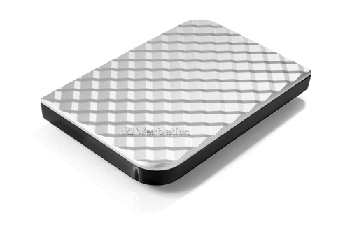 Verbatim Portable Hard Drive 1TB Silver – Verbatim