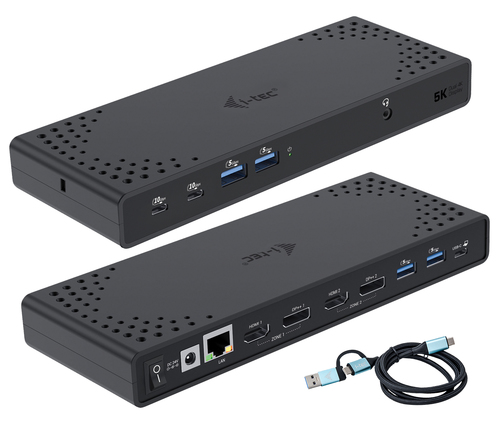 USB-A/-C TB Dual Dock Dual Display Dock – ITEC
