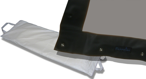 3.65m rapid fold rear projection fabric – Sapphire
