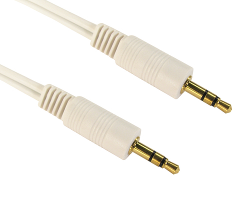 CDL 10m 3.5mm Stereo Cable - White – Cables Direct