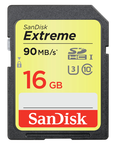 SanDisk 16GB Extreme SDHC UHS-I – SanDisk