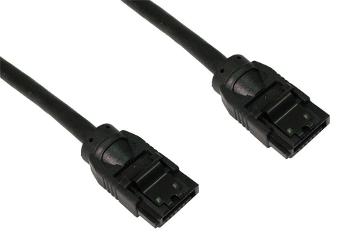 90CM SATA REV 3 INT DATA CAB BLACK – Cables Direct