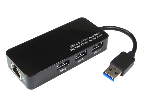 NEWL 3.0 GIGBIT ETH ADP+3 PORTUSBHUB – Cables Direct