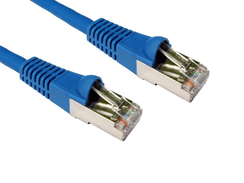 CDL 30m Cat6A Patch Cable - Blue – Cables Direct