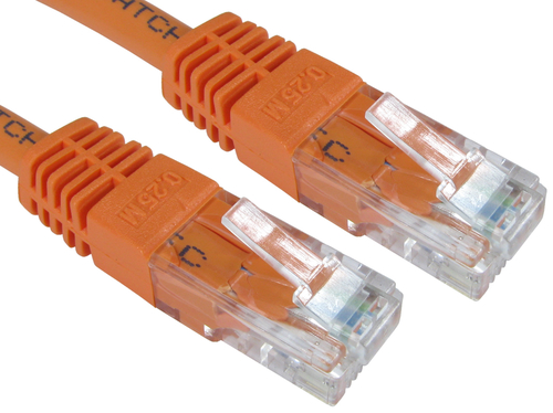 7M CAT6 UTP PVC INJ MOULD CAB ORANGE – Cables Direct