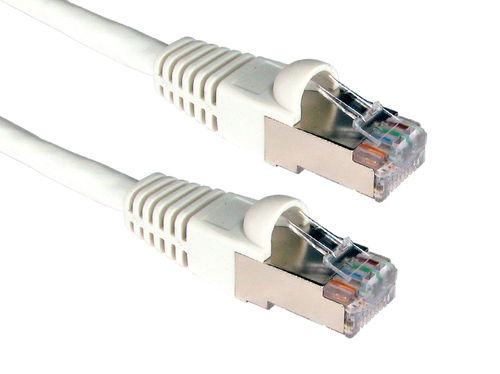 CDL 10m Cat6A Patch Cable - White – Cables Direct