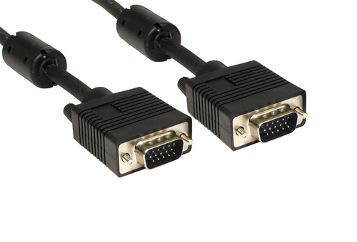 50M SVGA M-M ALL15LINES CONNECT BLK – Cables Direct