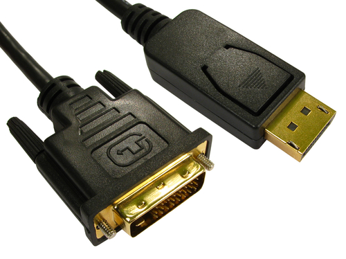 3M DISP PORT DVI-D SNG LINKM BLK CAB – Cables Direct
