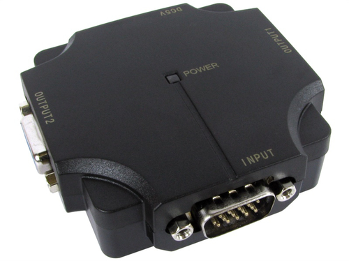 CDL 2 Port SVGA Splitter (500MHz) – Cables Direct