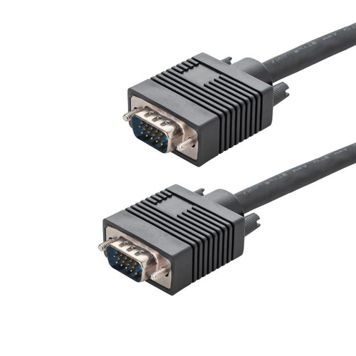 2m SVGA Male to Male Cable - Black – Fastflex