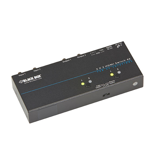 4K 2 X 2 MATRIX SWITCH – Black Box