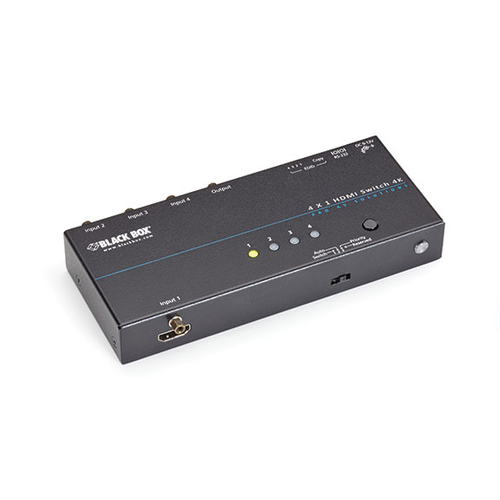 4 x 1 HDMI SWITCH 4K – Black Box