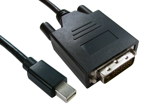 1M MINI DISP PORT M-DVII M CAB BLACK – Cables Direct