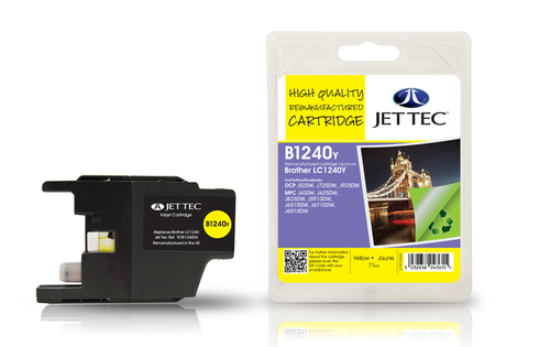 Jettec Compat BROTHER LC1240Y YELLOW INK 7.1ML – Jet Tec