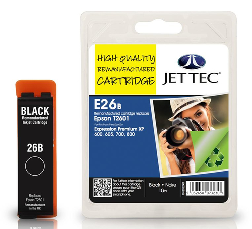 Jettec Compat T2601 BLACK INK 10ML – Jet Tec