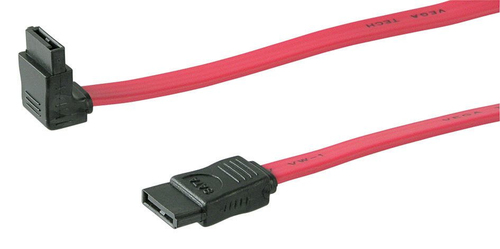 SATA CABLE 50CM ANGLED 1.5/3GB – MicroConnect