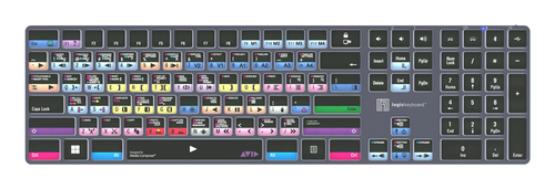 Wireless backlit keyboard designed for Avid Media Composer - Windows – LogicKeyboard