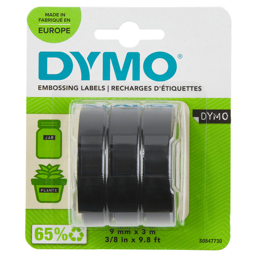 TRADITIONAL TAPE 9MMX3M BLIST 3 BLACK – NEWELL RUBBERMAID