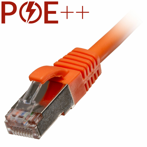 1.5m Cat6a RJ45 Orange S/FTP LSOH 26AWG Snagless Booted Patch Lead – Cablenet