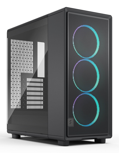 Epoch Black TG RGB Light tint – Fractal Design