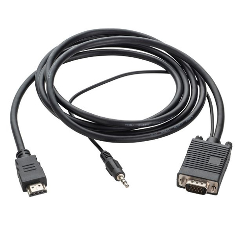 2M HDMI TO VGA MONITOR CONNECTOR CABLE WITH AUDIO - MAL – Group Gear