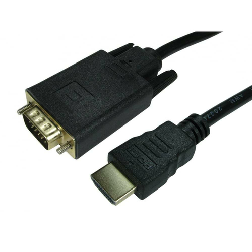 1.8MTR HDMI TO VGA CABLE GOLD PLATED – Cables Direct