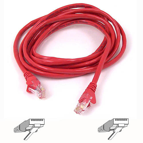 SNAGLESS CAT6 UTP PATCH CABLE RED 2M – Belkin Components
