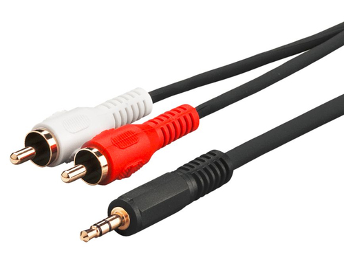 3.5MM - 2XRCA 10M GOLD – MicroConnect