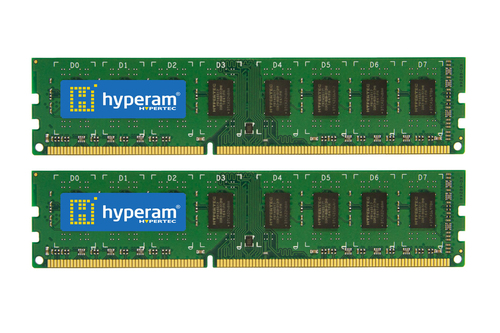 A Hypertec Hyperam� 8GB 1600MHz DDR3 (2x4GB) Dual Rank DIMM Kit 256X8 – Hypertec