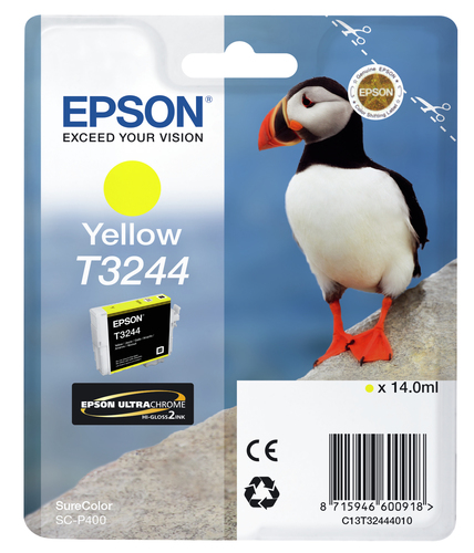 HI-GLOSS2 T3244 PUFFIN SGLEPACK 1X14.0MLYELLOW – Epson