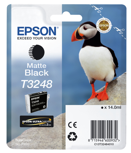 HI-GLOSS2 T3248 PUFFIN SGLEPACK 1X14.0ML BLACK – Epson