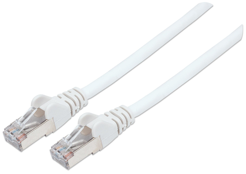 NETWORK CABLE CAT6 COPPER 3M- WHITE S/FTP SNAGLESS/BOOTED – INTELLINET
