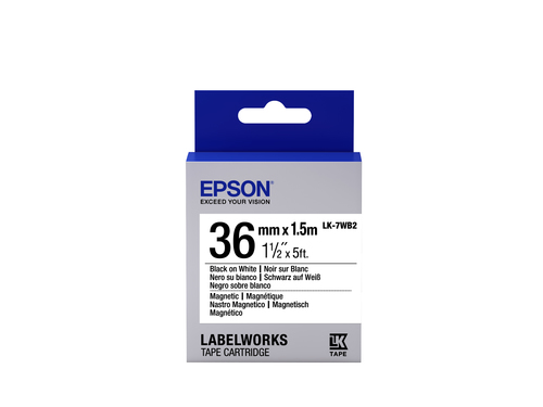 TAPE - LK7WB2 MAGNETIC BLK/ – Epson