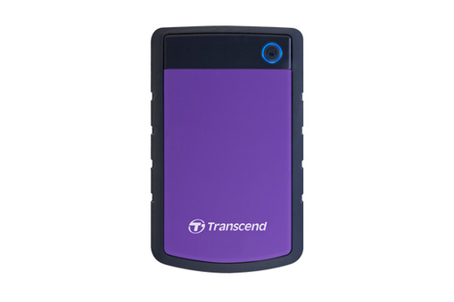 Transcend StoreJet 25H3P - Vaste schijf - 4 TB - extern (draagbaar) - 2.5 - USB 3.0 - 256-bits AES - paars – Transcend Information UK LTD