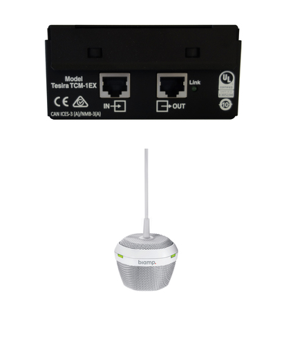 Beamtracking Ceiling Microphone - White – Biamp