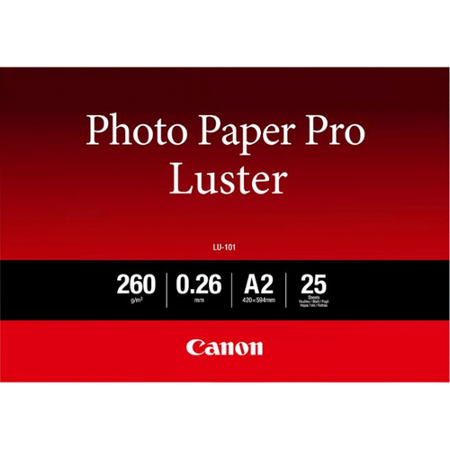 LU-101 A2 25 LUSTER PAPER(LU-101) 25 SHEETS – Canon