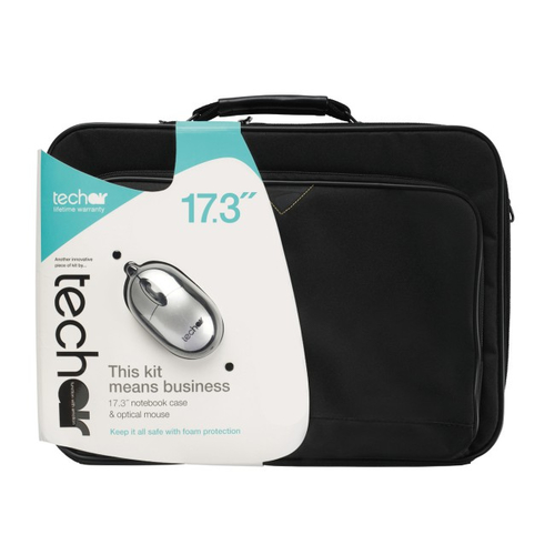 Techair 17.3inch Business Kit Notebook Case & Optical Mouse – Tech Air