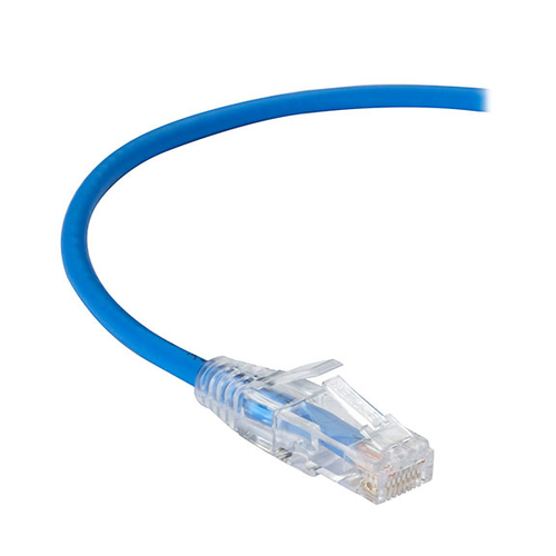 Slim-Net Cat6 Patch Cable Blue 3FT – Black Box