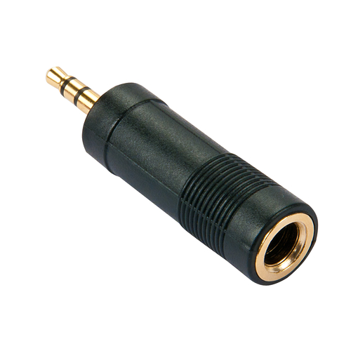 3.5MM STEREO JACK MALE TO 6.3MM STEREO JACK FEMALE ADAPTER – Lindy