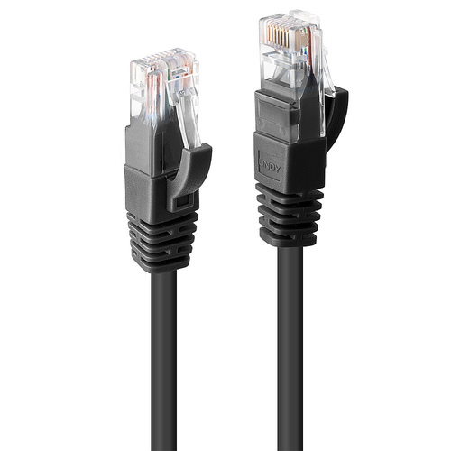 3M CAT6 U/UTP SNAGLESS GIGABIT NETWORK CABLE BLACK – Lindy