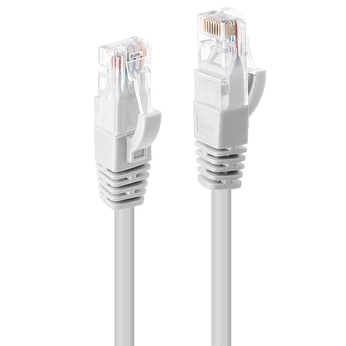2M CAT6 U/UTP SNAGLESS GIGABIT NETWORK CABLE WHITE – Lindy