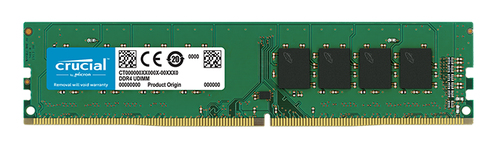 8GB Crucial DDR4 PC4-19200 2400MHz SR CL17 1.2V UDIMM – Micron