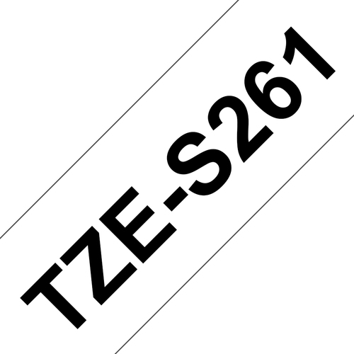 TZE-S261 - 36 MM BLACK/WHITE – Brother